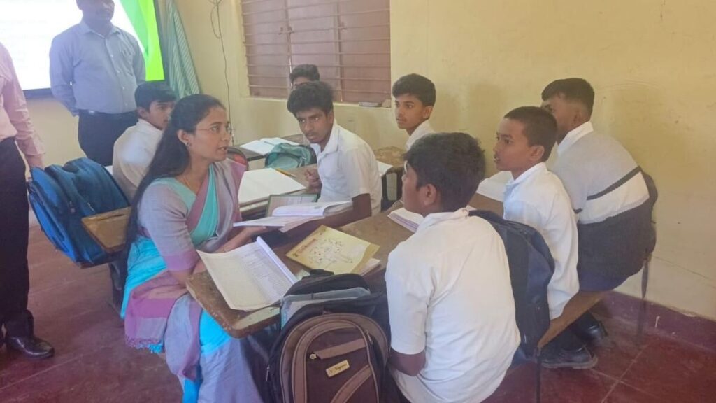 Zilla Panchayat CEO continues surprise inspection of schools faring poorly in SSLC exams in Mandya 5964 15 12 2025 19 14 17 2 nandini converted